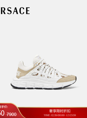 【季末优惠】VERSACE/范思哲 男士Barocco提花Trigreca运动鞋