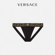 Трусы versace/范思哲男士希腊回纹镶边双丁内裤