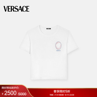 范思哲 T恤 末優(yōu)惠 VERSACE Logo修身 季 女士Cameo