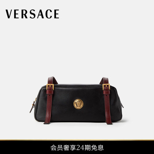 【秀场同款】VERSACE/范思哲 女士Emblème保龄球包