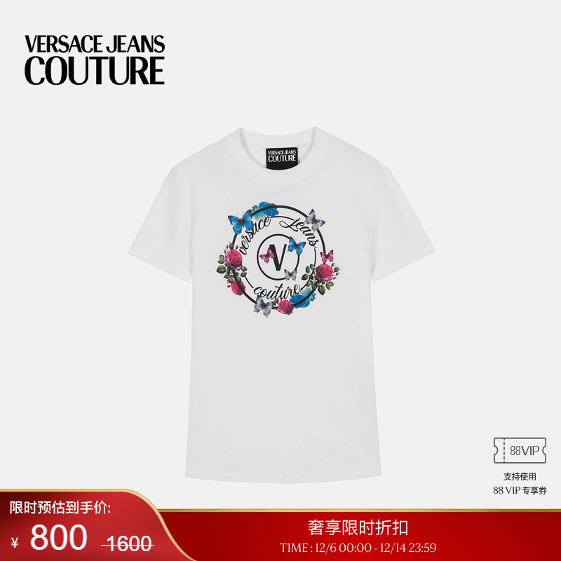 【季末优惠】VERSACE JEANS COUTURE 女士T恤