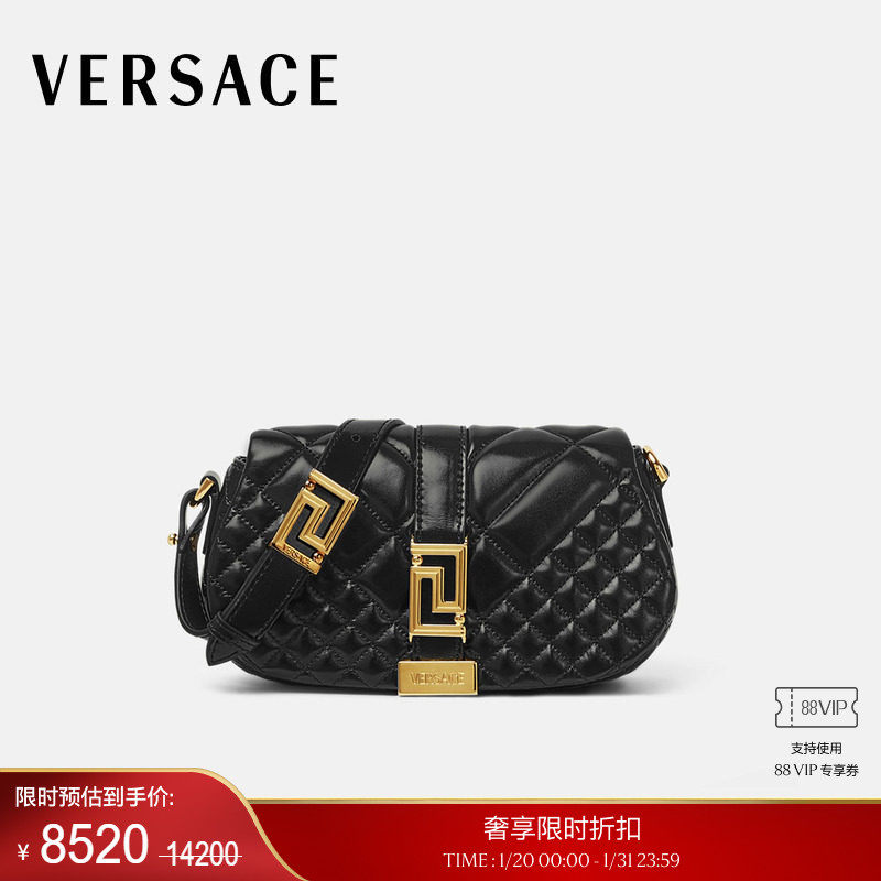 【季末优惠】VERSACE/范思哲 女士Greca Goddes迷你单肩包,箱包皮具/热销女包/男包,通用款女包,淘宝优惠券,粉丝福利购,淘宝优惠卷