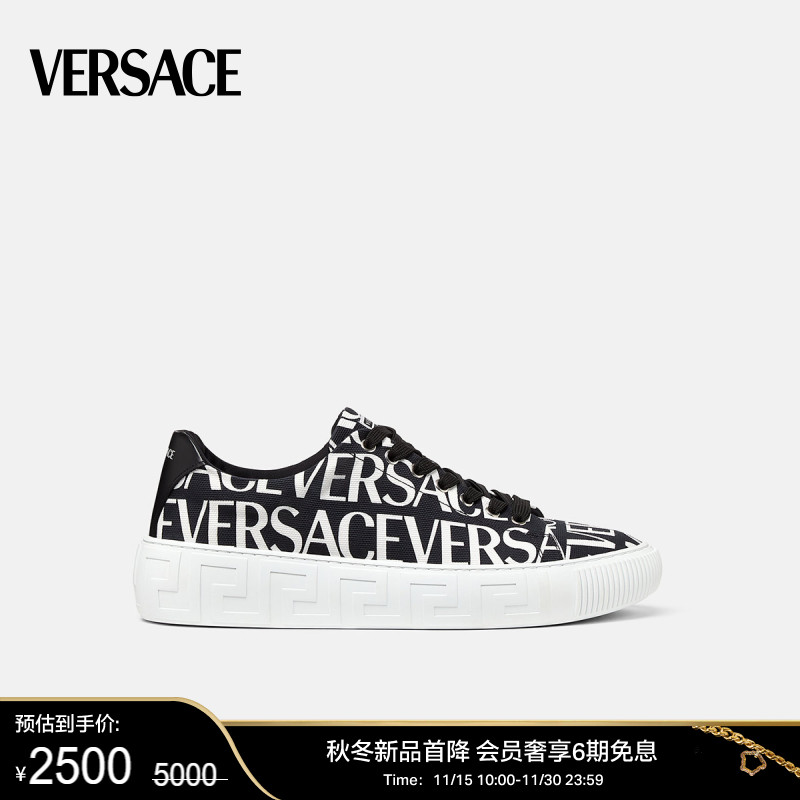 VERSACE/范思哲 男Versace Allover La Greca运动鞋