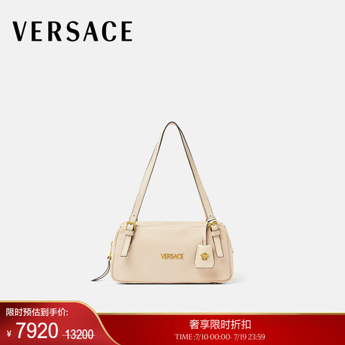 【季末优惠】VERSACE/范思哲 女士Versace Tag大号保龄球包