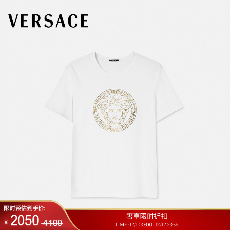 【季末优惠】VERSACE/范思哲 女士Medusa T恤