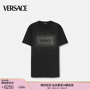 男士 范思哲 VERSACE 末优惠 T恤 水晶90年代复古风Logo 季