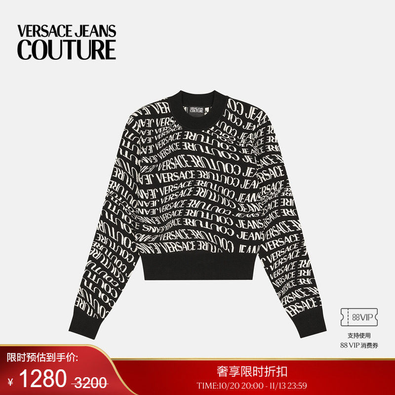 【季末优惠】VERSACE JEANS COUTURE 女士针织衫