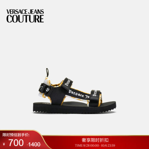 【季末优惠】VERSACE JEANS COUTURE 男士凉鞋