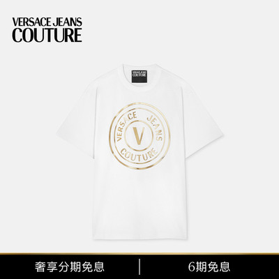 【12期免息】VERSACE JEANS COUTURE 男士V-Emblem常规版T恤