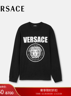 【季末优惠】VERSACE/范思哲 男士Medusa Rock长袖T恤