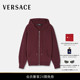 VERSACE 24期免息 范思哲Medusa毛巾布拉链连帽衫