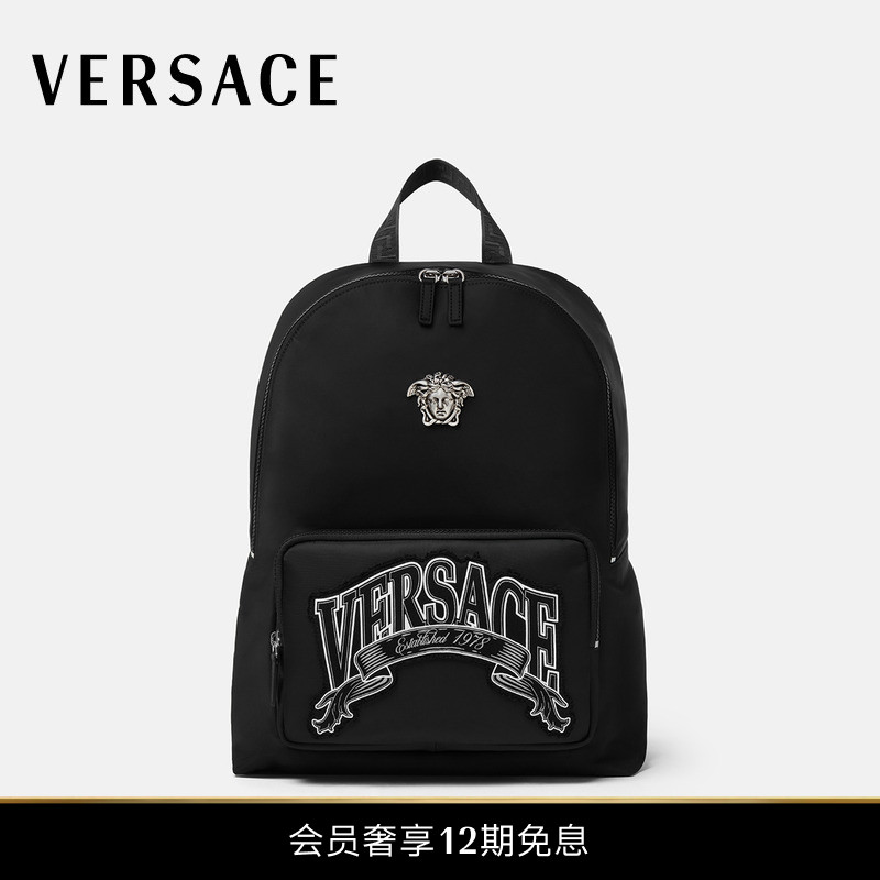 【新品】VERSACE/范思哲 Acanthus Varsity La Medusa双肩包