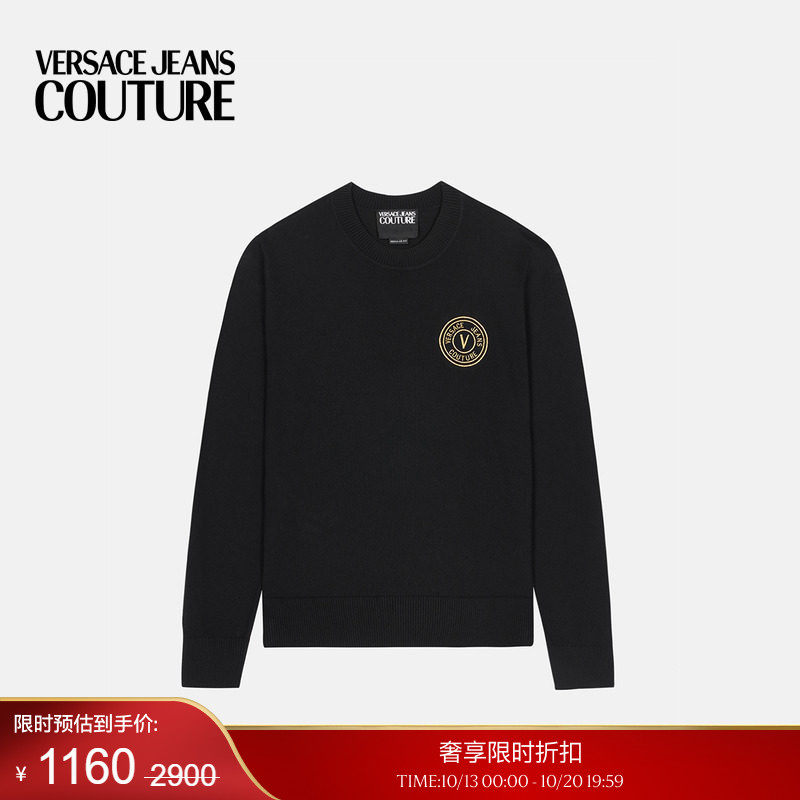 【季末优惠】VERSACE JEANS COUTURE 男士针织衫