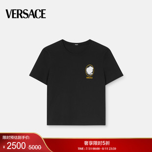 范思哲 T恤 末優(yōu)惠 VERSACE Logo修身 季 女士Cameo