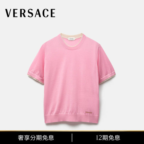 【秋冬新品】VERSACE/范思哲 女士羊毛针织T恤
