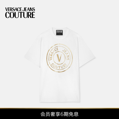 【6期免息】VERSACE JEANS COUTURE 男士V-Emblem常规版T恤