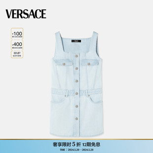 VERSACE 末优惠 范思哲 季 女士丹宁迷你连衣裙