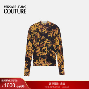 VERSACE 末优惠 JEANS COUTURE Barocco上衣 女士Porcelain 季