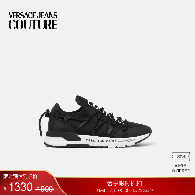 【季末优惠】VERSACE JEANS COUTURE 男士Logo Dynamic运动鞋