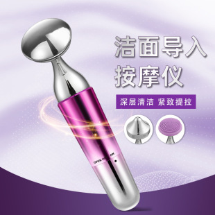 导入仪面脸部按摩器提拉紧致清洁毛孔洁面仪震动美容仪器家用