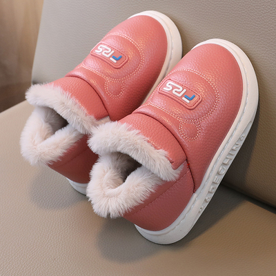 2025儿童棉拖鞋男童女童秋冬天女孩室内家居包跟宝宝亲子棉鞋冬季