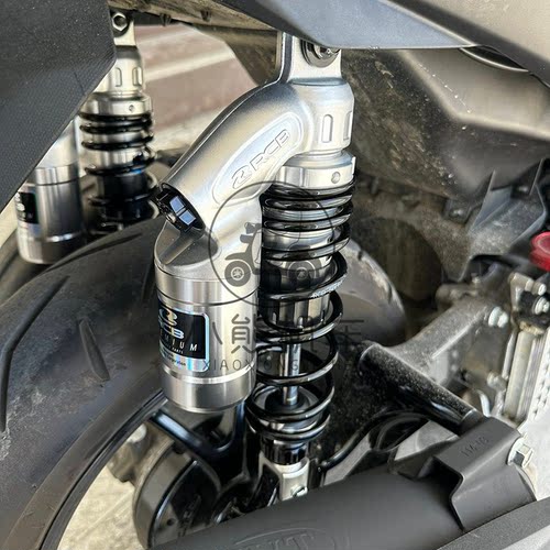 雅马哈NMAX/NVX155改装后避震马来西亚进口RCB VD减震器350mm可调