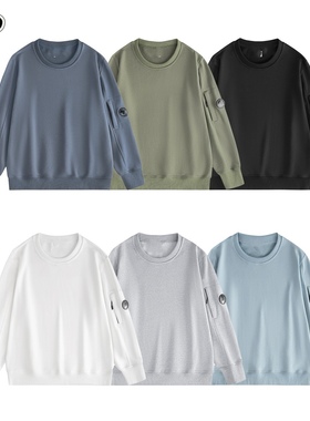 新款CP春秋男士韩版宽松休闲运动套头圆领卫衣棉男装青年学生潮牌