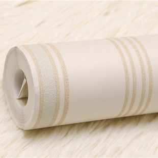 刷胶壁纸简约素色无纺布墙纸酒店宾馆工程大面积拆迁房出租屋便宜