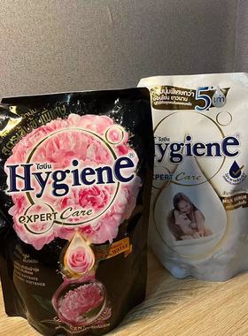 泰国柔顺剂大袋hygiene原装进口浓缩留香防静电大袋1150ml