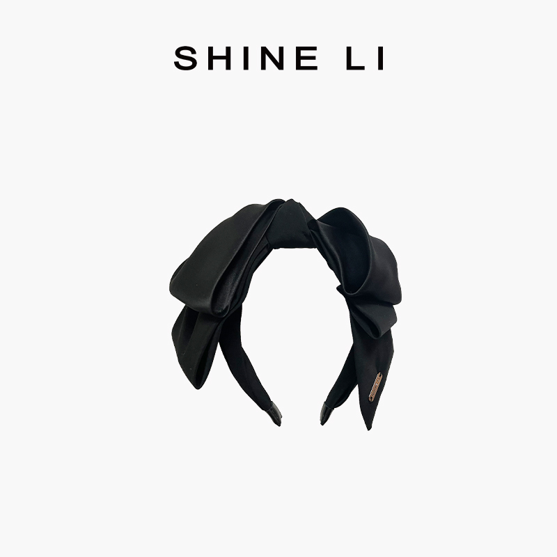 ShineLi桑蚕丝蝴蝶结发夹