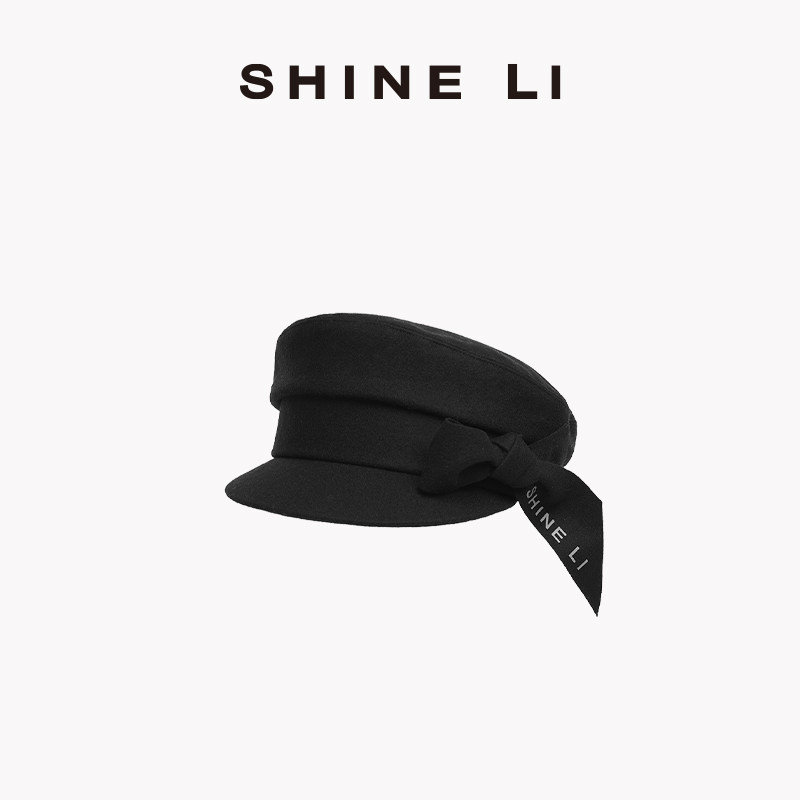 SHINE LI李姗 毛呢报童帽 帽子女毛呢秋冬季新款蝴蝶结帽子格纹,服饰配件/皮带/帽子/围巾,帽子,淘宝优惠券,粉丝福利购,淘宝优惠卷