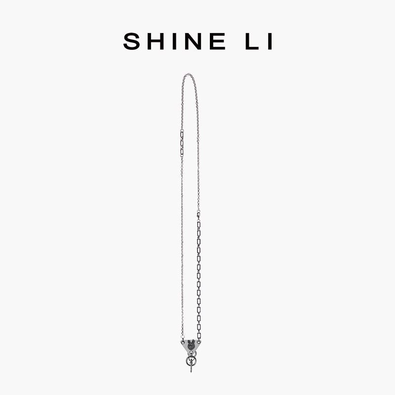 ShineLi李姗帽链可拆卸设计师款