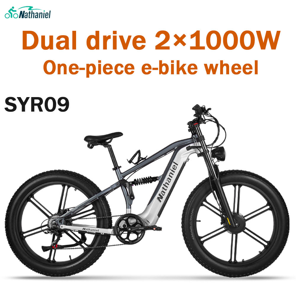 Nathaniel SYR09 E-Bike 26寸双驱2000W电动自行车出口跨境欧洲仓