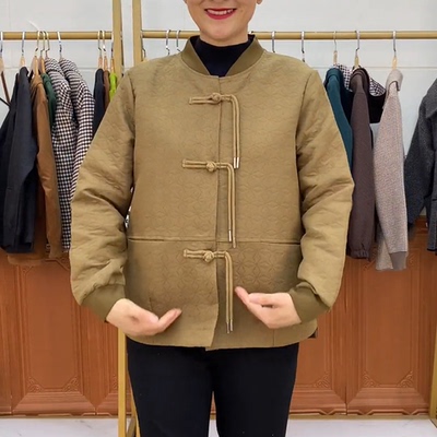 时尚中老年女装高档大码外套