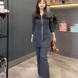 大码2026早春新款洋气女装休闲运动套装外穿显瘦遮肚减龄旅游爆款