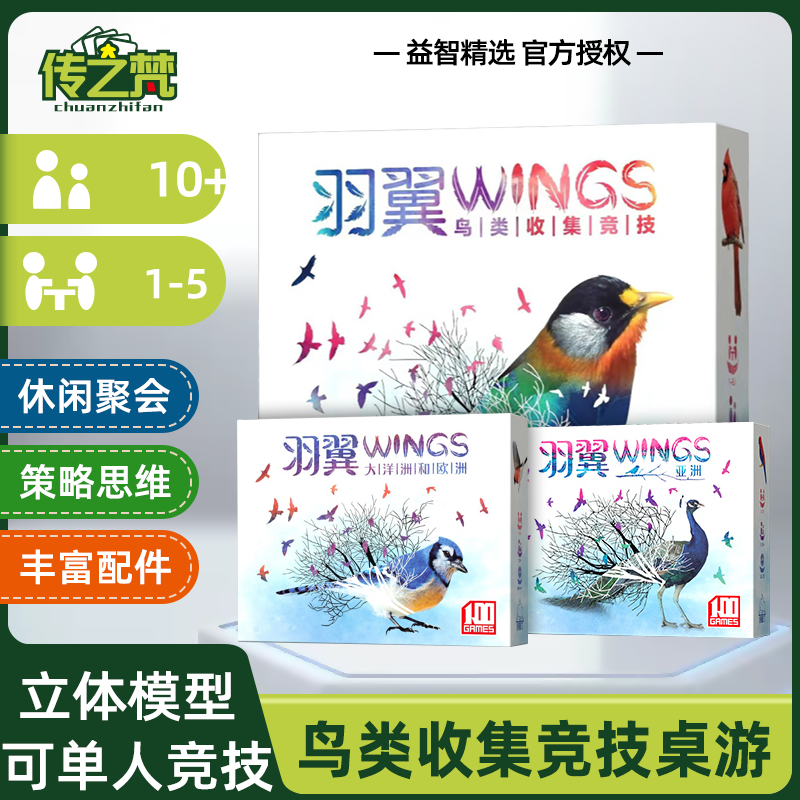 羽翼翱翔桌游卡牌鸟类科普