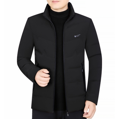 红豆男士立领轻薄羽绒服