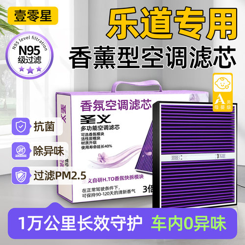 【适用乐道】HEPA防护空调滤芯
