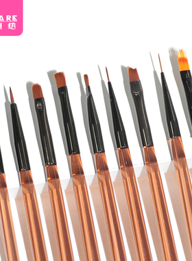 美甲笔刷EA1zoq001-建构笔美甲笔彩绘拉线笔刷初学者家用光疗笔