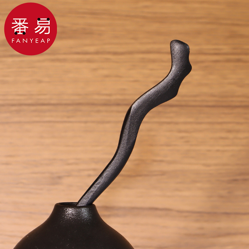 发簪/木AB1S242-汉服古风发钗日常盘发用简约木钗流苏步摇中式