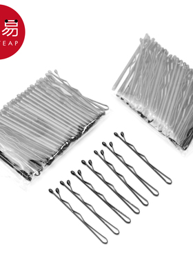 一字夹/迷你A1pq508-黑色发夹碎发刘海前额侧边夹黑夹子头饰发夹