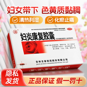 【吉春】妇炎康复胶囊0.38g*36粒/盒湿热清热利湿少腹阴道炎湿热瘀阻