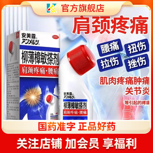 小林制药安美露柳薄樟敏搽剂48ml腰痛关节炎拉扭伤肩颈痛旗舰店