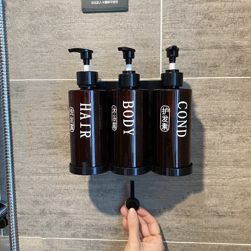 壁挂式皂液器酒店浴室洗发水沐浴露分装瓶洗手液按压手动液器,家装主材,皂液器,淘宝优惠券,粉丝福利购,淘宝优惠卷