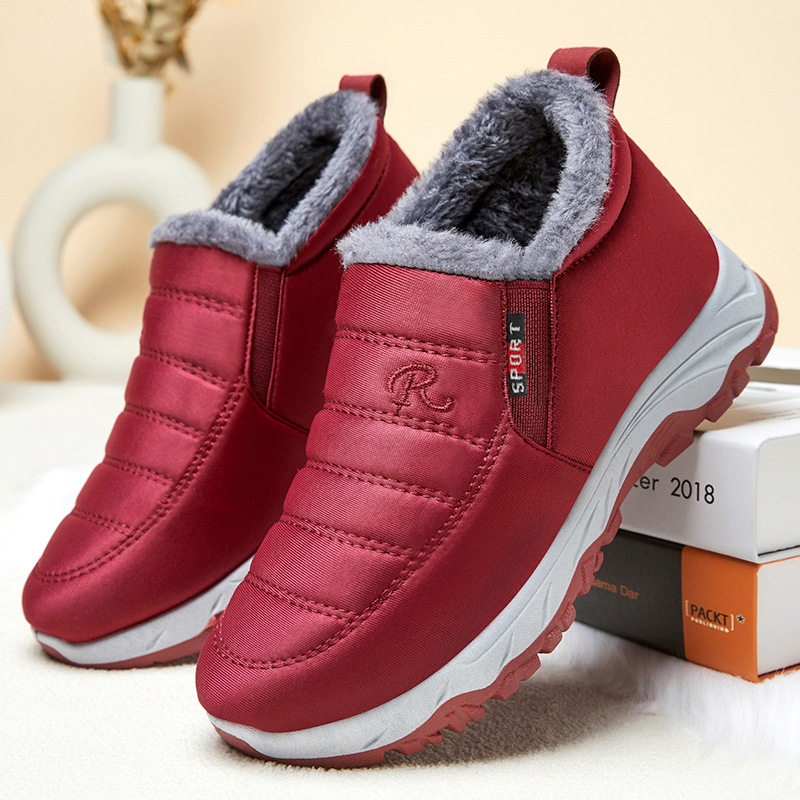 爆品棉鞋女冬季新品鞋子女外贸情侣健步鞋加绒加厚男女同款雪地靴