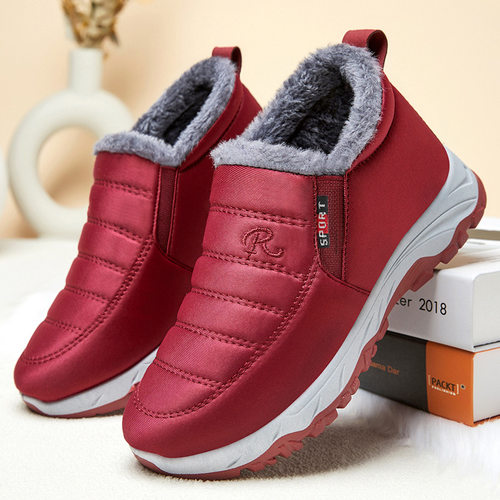 爆品棉鞋女冬季新品鞋子女外贸情侣健步鞋加绒加厚男女同款雪地靴