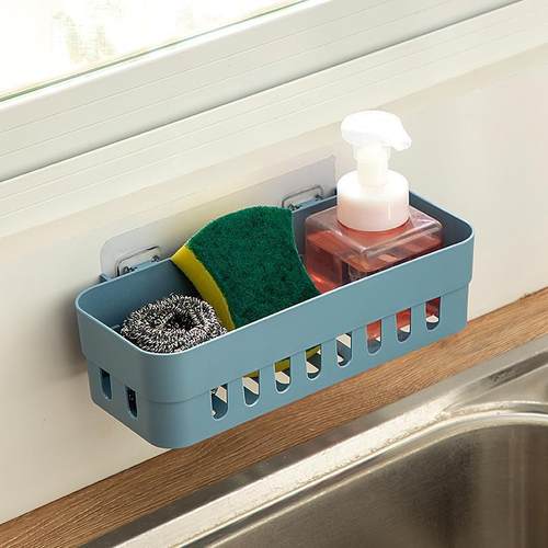 爆品厨房置物架壁挂水池洗碗布海绵钢丝球菜瓜布抹布沥水架水槽沥