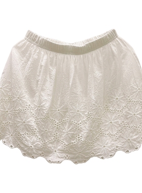 卫衣打底内搭神器小屁帘女冬季遮屁股叠穿假下摆白色蕾丝半身裙女