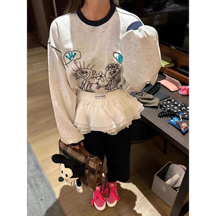 韩国新款 纯色芭蕾风网纱腰封半裙女2024小众设计感百搭叠穿裙子潮