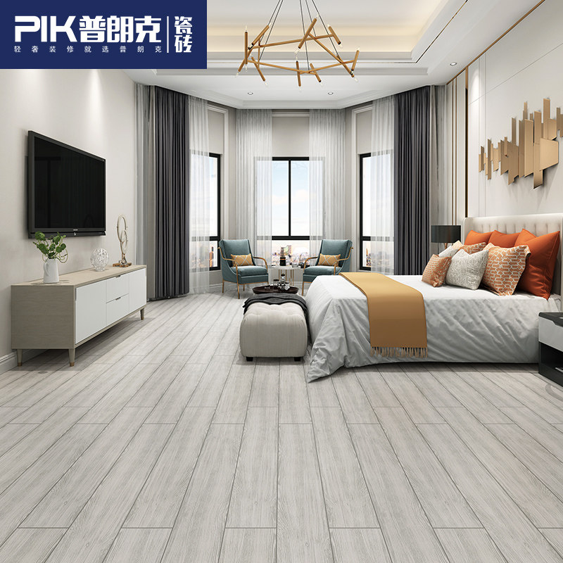 普朗克木纹砖150x800仿实木客厅卧室房间地砖